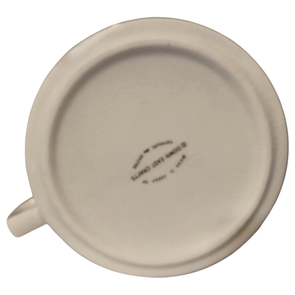 Vtg 80's Down East Crafts Black Cap Chickadee Soup Casserole Cup Bowl Stoneware - Picture 6 of 7